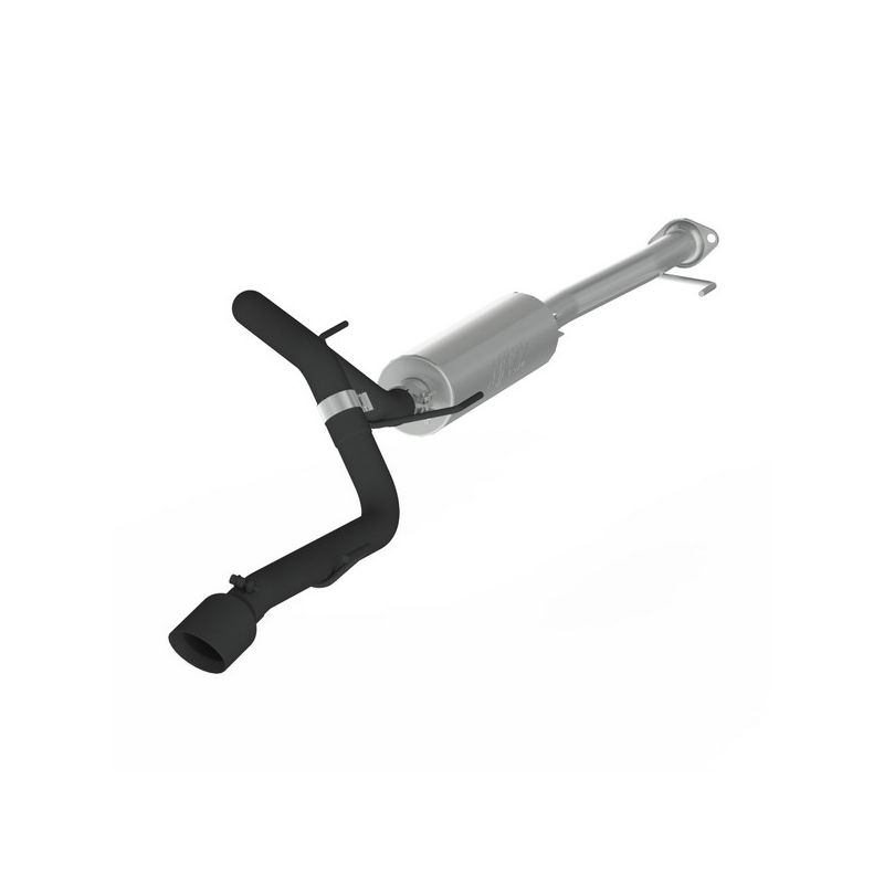 MBRP Exhaust S5342BLK 2.5in. Cat-Back; Single Rear Exit; BLK
