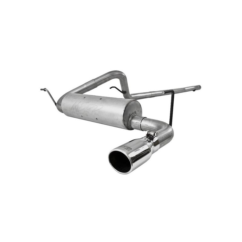 MBRP Exhaust S5502AL 2.5in. Cat-Back; Single Rear Exit; AL