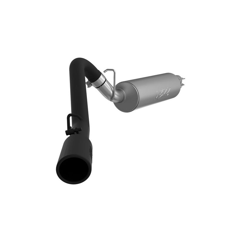 MBRP Exhaust S5512BLK 2.5in. Cat-Back; Single Side Exit; BLK