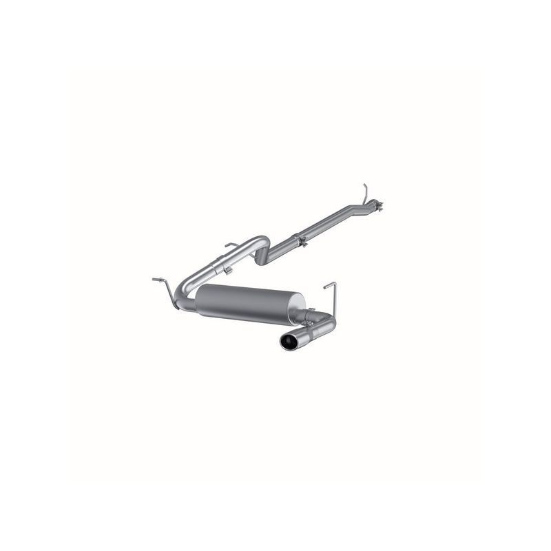 MBRP Exhaust S5526AL 2.5in. Cat-Back; Single Rear Exit; AL