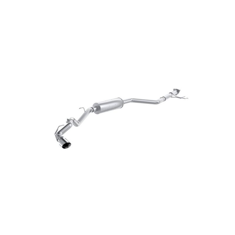 MBRP Exhaust S5900AL 2.5in. Cat-Back; Single Side Exit; AL