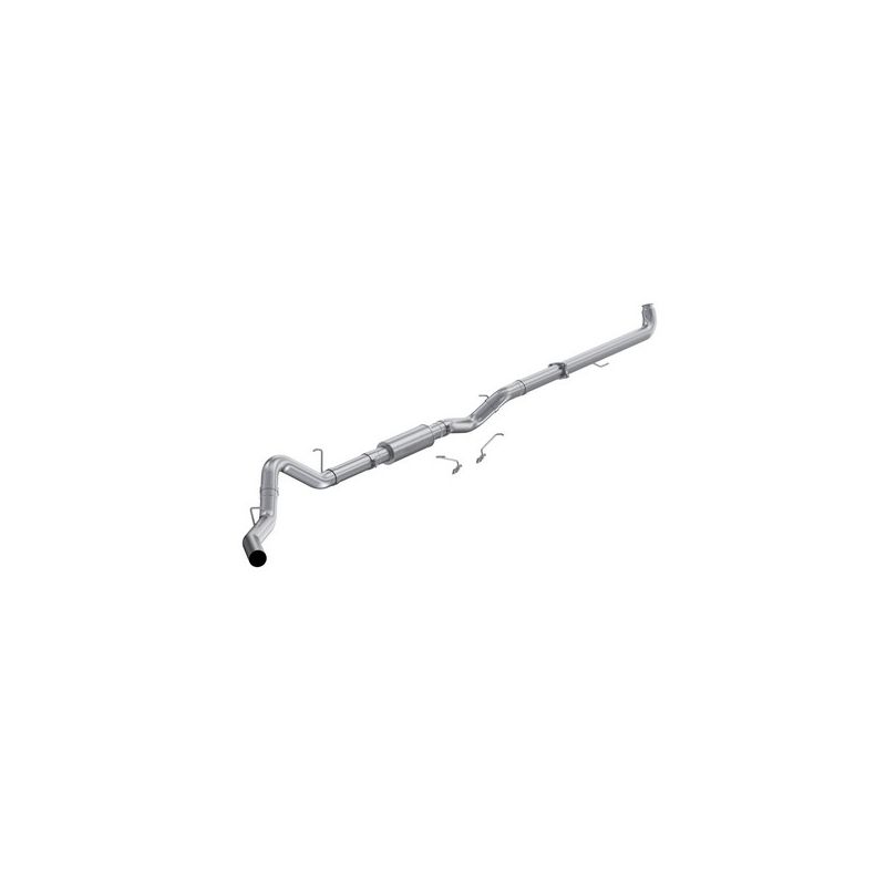 MBRP Exhaust S6005P 4in. Downpipe-Back; Single Side Exit; AL