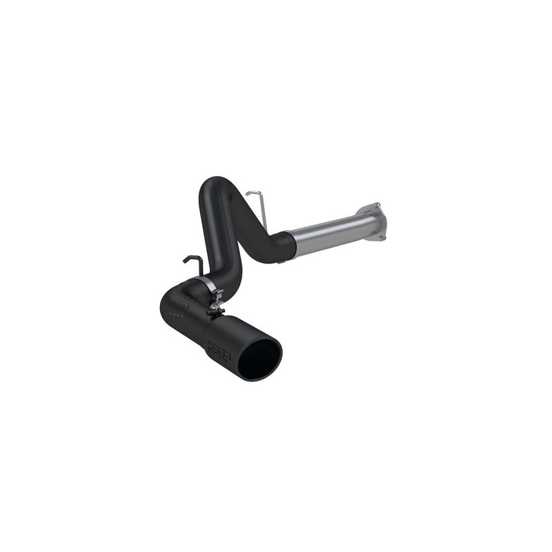 MBRP Exhaust S6026BLK 4in. Filter Back; Single Side Exit; BLK