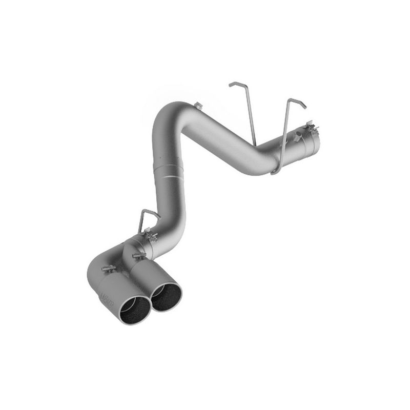 MBRP Exhaust S6033AL 4in. Filter Back; Single Side Dual Exit; AL