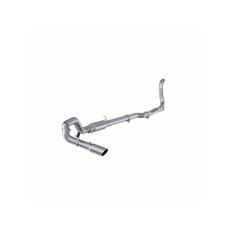 MBRP Exhaust S6148AL 4in. Turbo Back; Single Side Exit; 2WD Only; AL