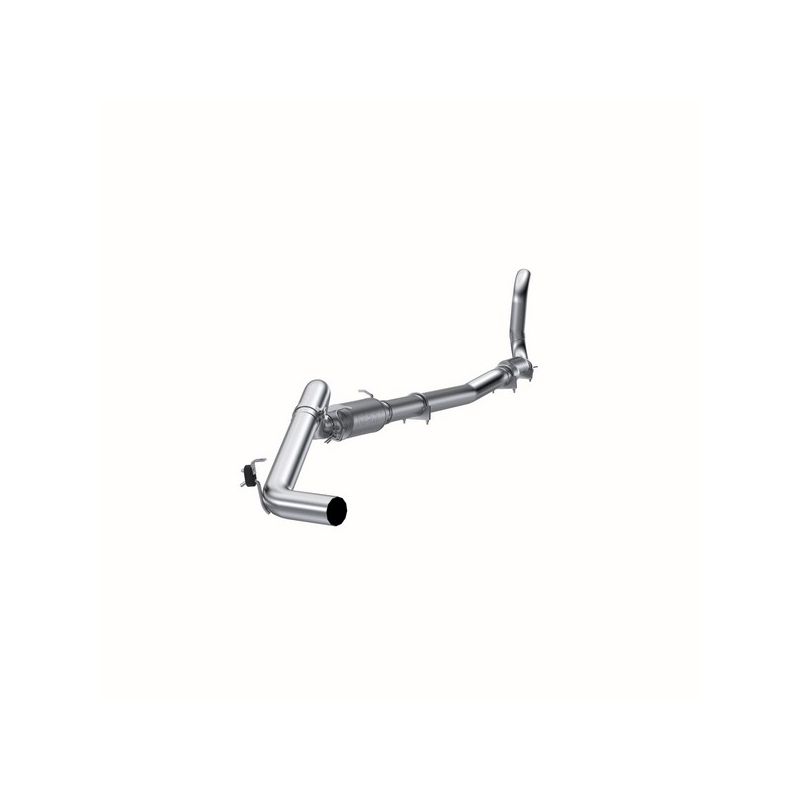 MBRP Exhaust S6150P 4in. Turbo Back; Single Side Exit; 4WD Only; AL