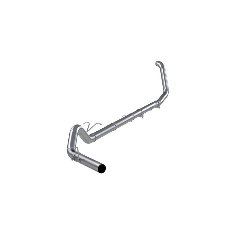 MBRP Exhaust S6200SLM 4in. Turbo Back; Single Side Exit; No Muffler; T409