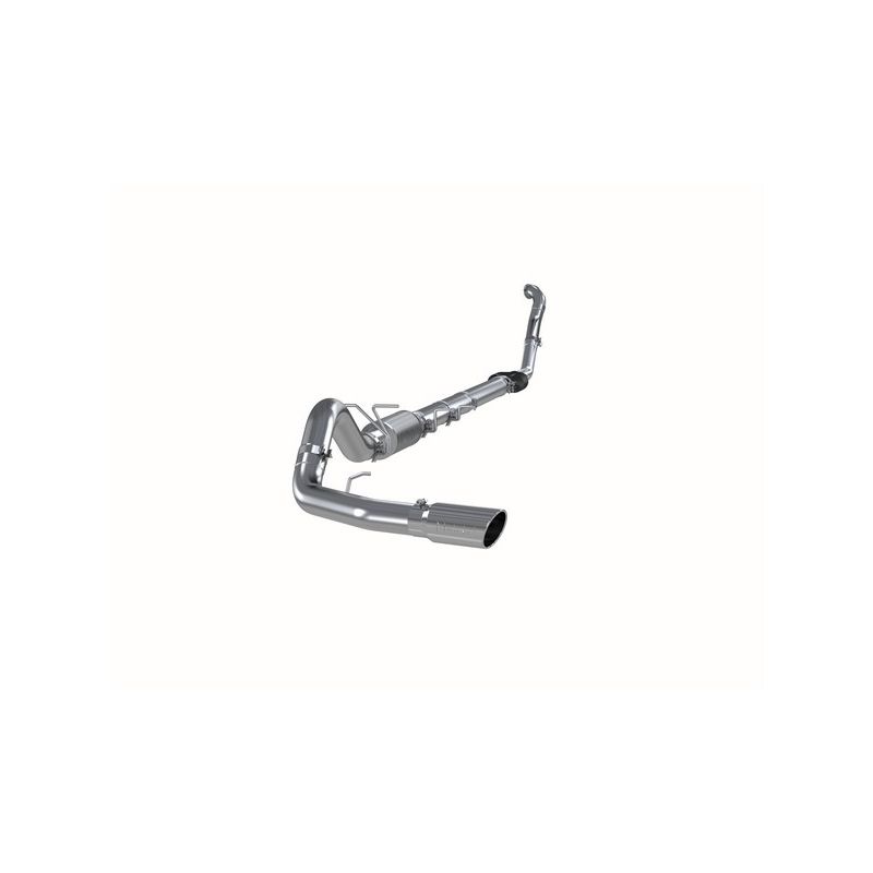 MBRP Exhaust S6218AL 4in. Turbo Back; Single Side Exit; Retains Stock Cat; AL