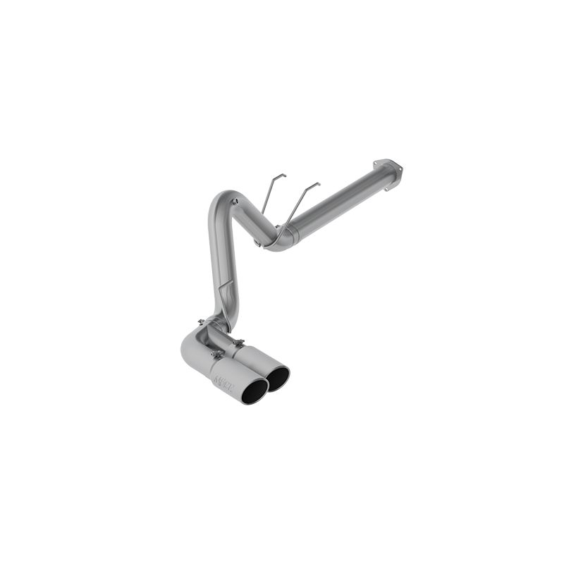MBRP Exhaust S6290AL 4in. Filter Back; Single Side Dual Exit; AL