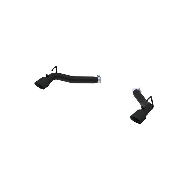 MBRP Exhaust S7019BLK 3in. Axle-Back; Muffler Bypass; Dual Rear Exit; BLK