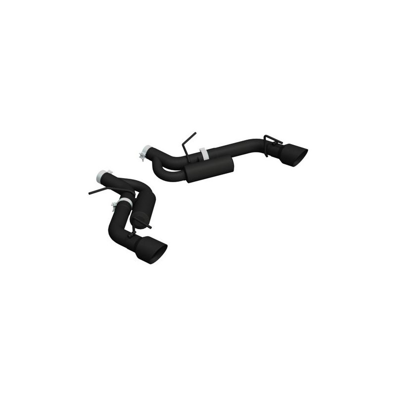 MBRP Exhaust S7034BLK 3in. Axle-Back; Dual Rear Exit; BLK