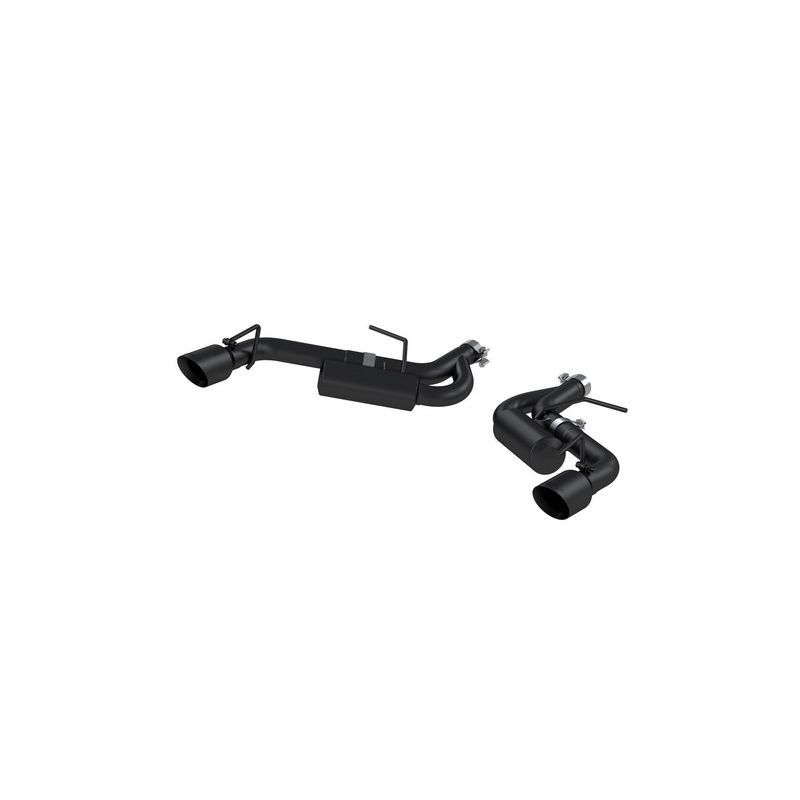 MBRP Exhaust S7038BLK 2.5in. Axle-Back; Dual Rear Exit; Non NPP; BLK