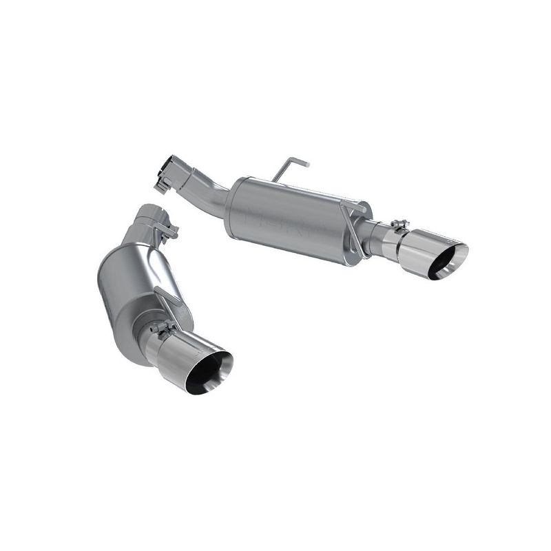 MBRP Exhaust S7200304 2.5in. Axle-Back; Dual Mufflers; Dual Rear Exit; T304