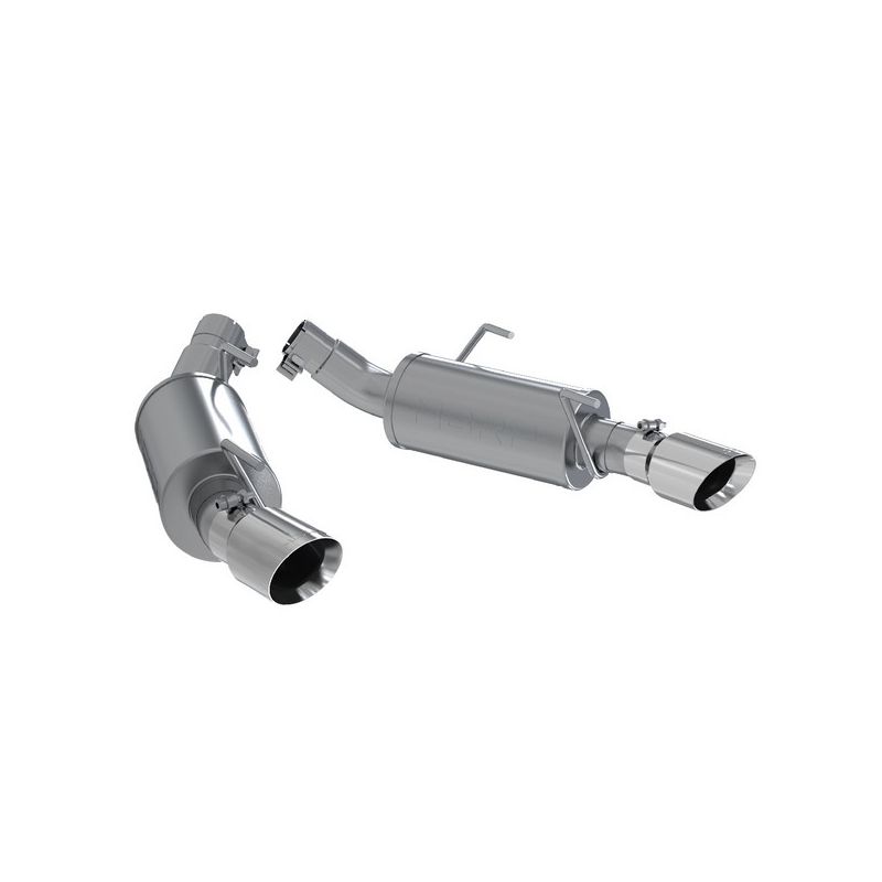 MBRP Exhaust S7200AL 2.5in. Axle-Back; Dual Mufflers; Dual Rear Exit; AL
