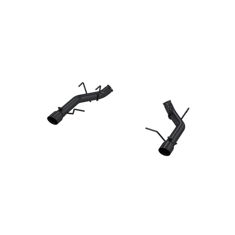 MBRP Exhaust S7203BLK 3in. Axle-Back; Muffler Bypass; Dual Split Rear Exit; Race Version; BLK