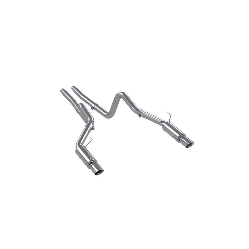 MBRP Exhaust S7270409 3in. Cat-Back; Dual Split Rear Exit; Race Version; T409