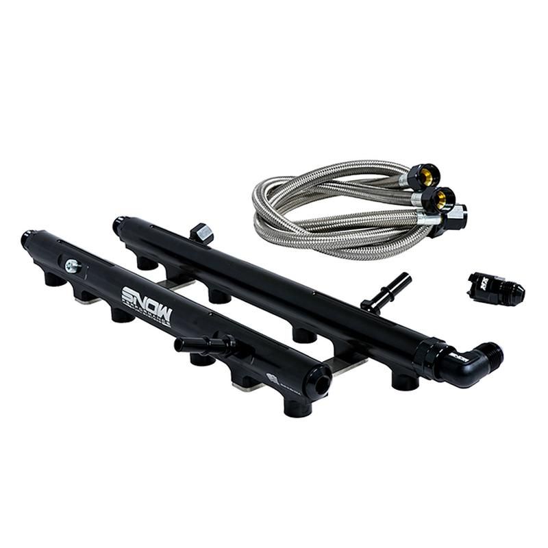 Snow Performance SNF-30014F Factory Fit Fuel Rail Kit, 2021+ F150 Coyote (Pair)