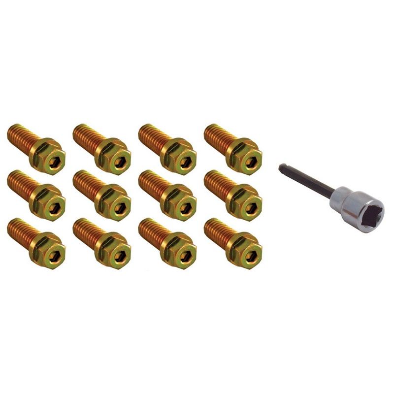 Spectre 46723 Header Bolts w/ Tool