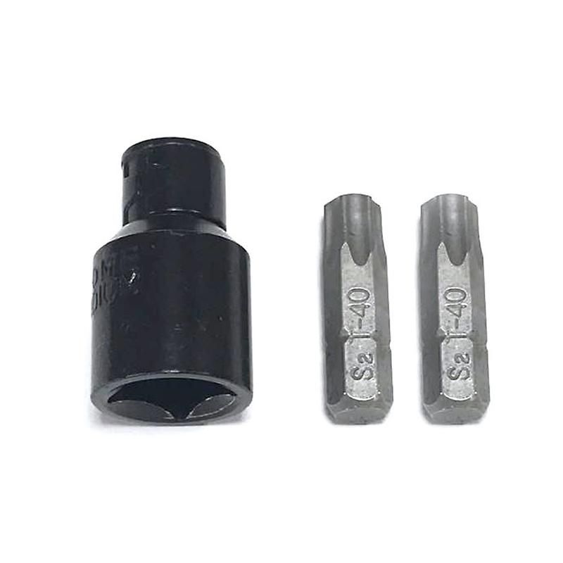 SCHRADER VALVES 20148 T-40 Bit With 3/8" Drive Socket