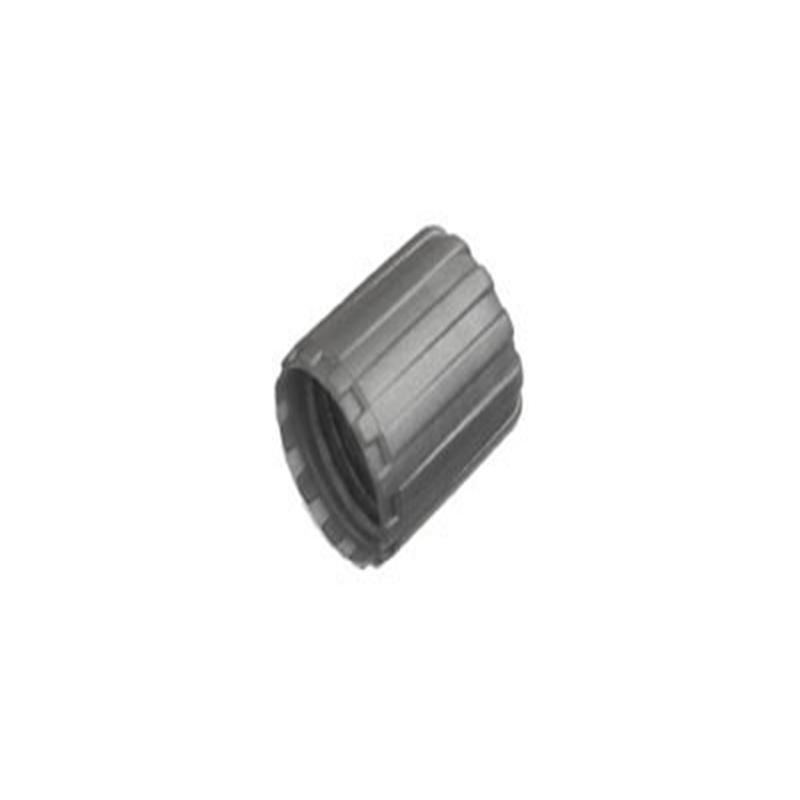 SCHRADER VALVES 20395-100 Grey Plastic (Short) Valve Cap - 100Pk
