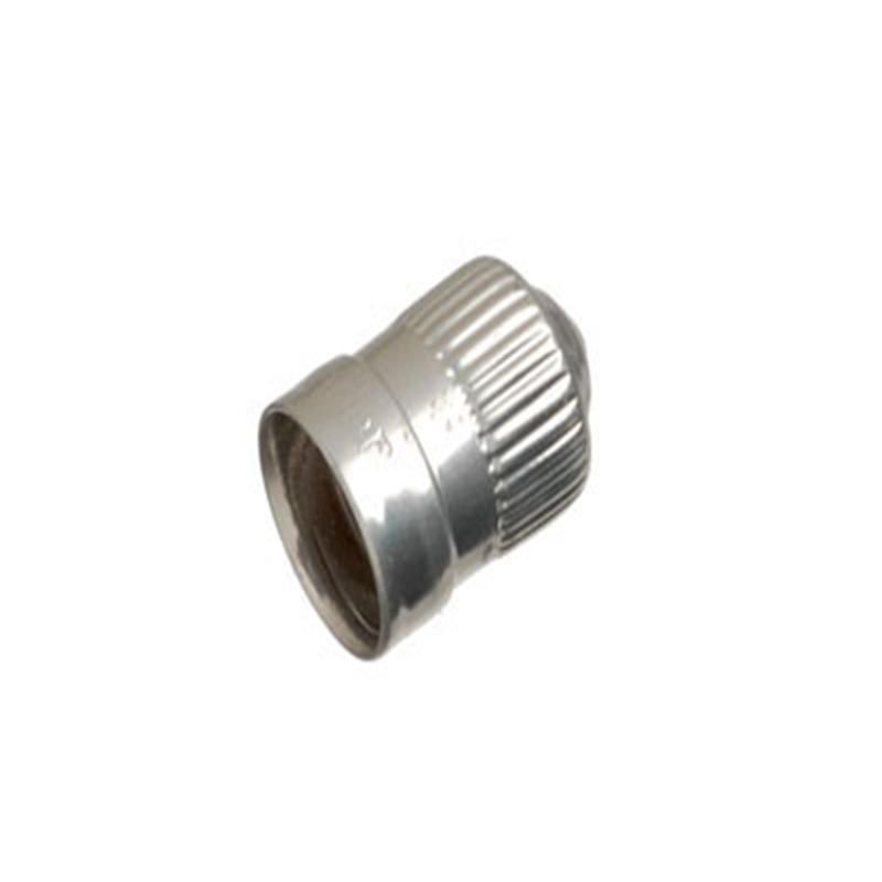 SCHRADER VALVES 20495 Silver Metal Sealing Valve Cap - 100 Pk
