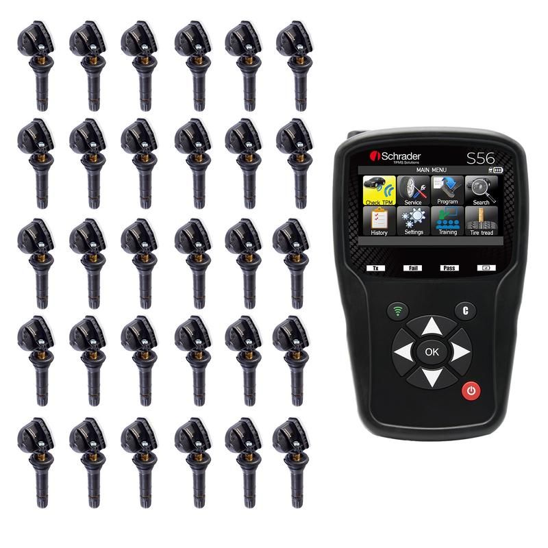 SCHRADER VALVES 21260 S56 TPMS Programming & Scan Tool with 30 Schrader EZ-sensors