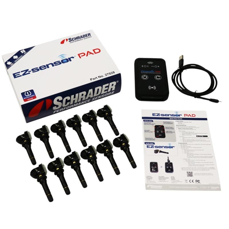 SCHRADER VALVES 27029 EZ-sensor Programming Pad with 12 EZ-sensors