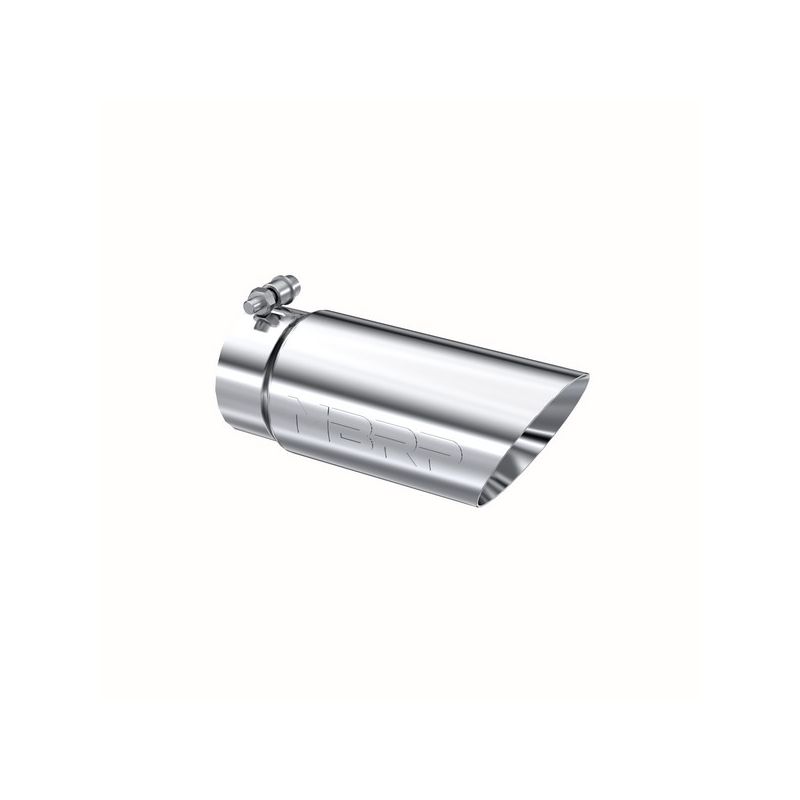 MBRP Exhaust T5110 Tip; 3in. O.D. Dual Wall Angled 4in. inlet 10in. length; T304.