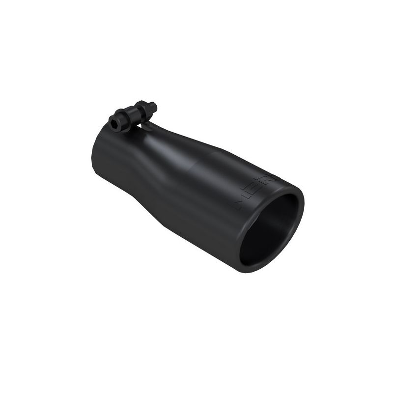 MBRP Exhaust T5116BLK Tip; 3 in. O.D. Oval 2in. inlet 7 1/16in. length; BLK.