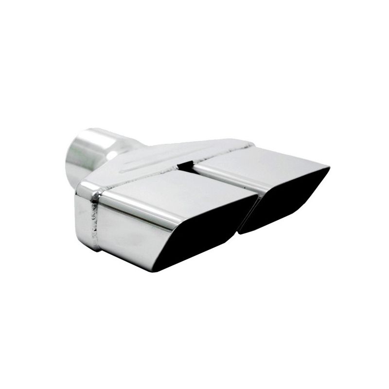 MBRP Exhaust T5118 8In x 2 1/2in ID; Rectangle; 2 1/2in Inlet; 8 1/4in Length; T304.