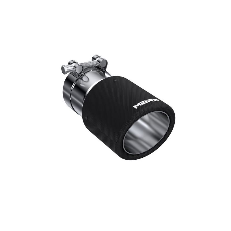 MBRP Exhaust T5122CF Tip 4in.OD; 3in. inlet; 7.7in. Length; T304