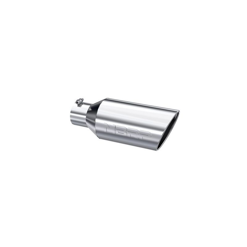 MBRP Exhaust T5126 Tip; 7in. O.D.; Rolled End; 4in. inlet 18in. in length; T304.