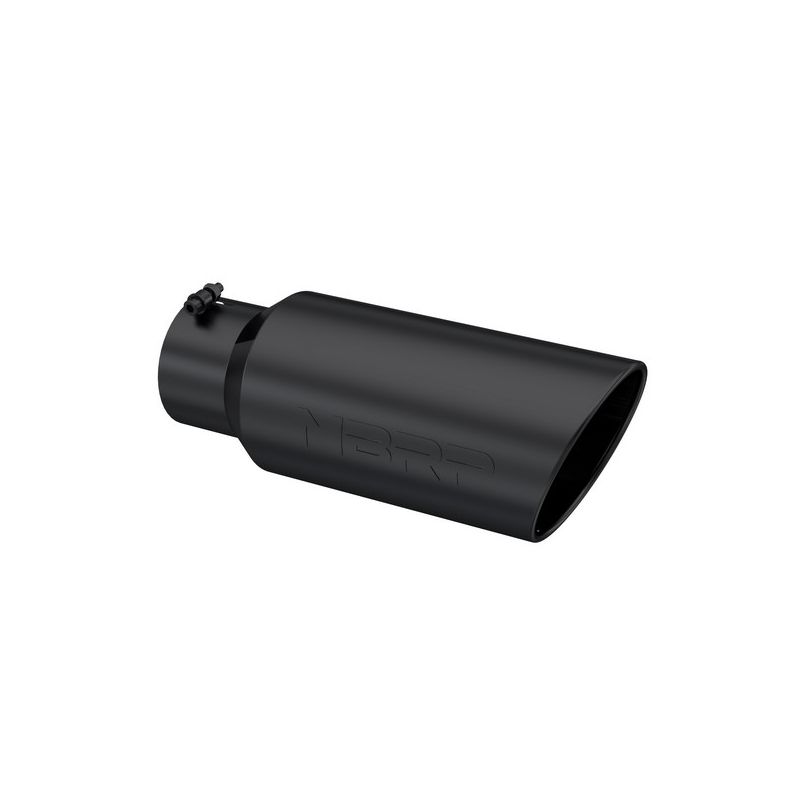 MBRP Exhaust T5127BLK Tip; 7in. O.D.; Rolled End; 5in. inlet 18in. in length; BLK.