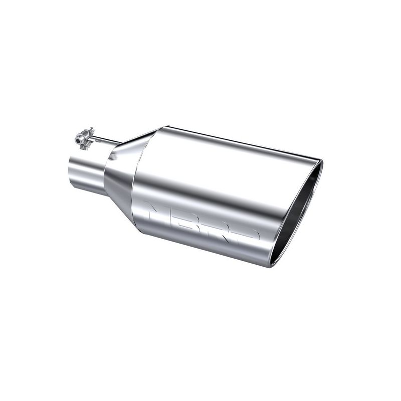 MBRP Exhaust T5128 Tip; 8in. O.D.; Rolled End; 4in. inlet 18in. in length; T304.