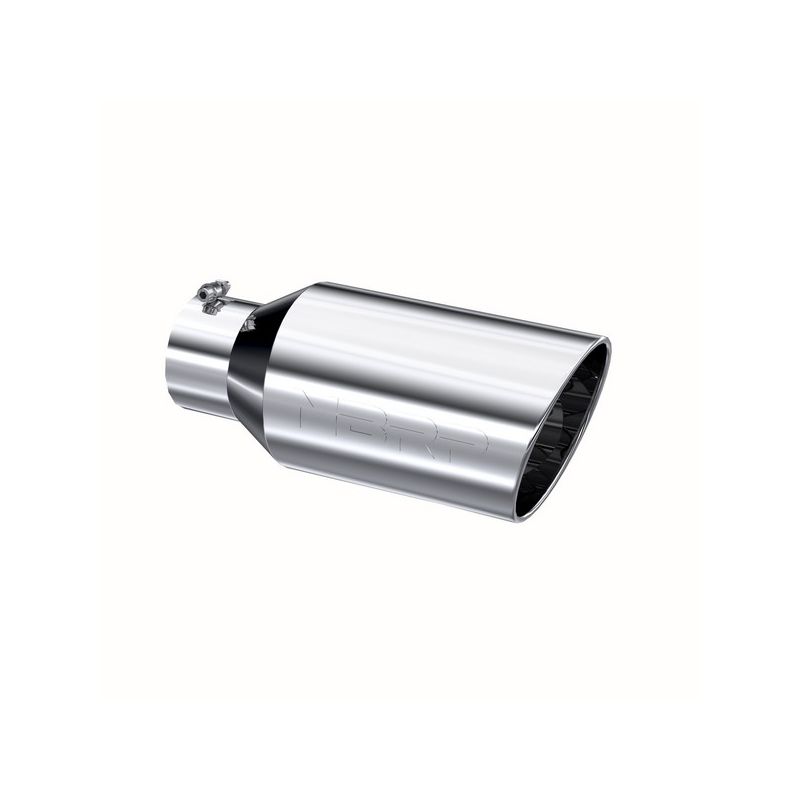 MBRP Exhaust T5129 Tip; 8in. O.D.; Rolled End; 5in. inlet 18in. in length; T304.