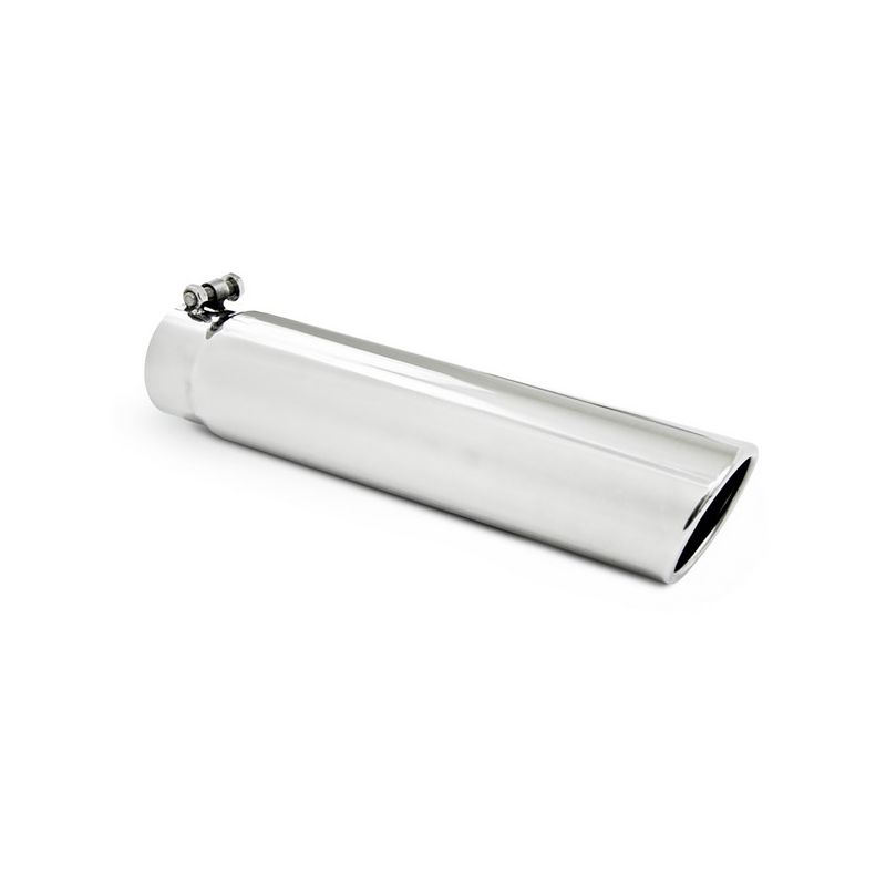 MBRP Exhaust T5143 3.5in. OD; 3in. inlet; Angled Cut Rolled End; Clampless-no weld; T304.