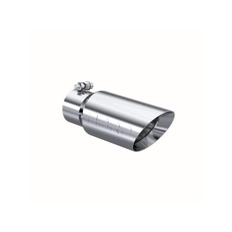 MBRP Exhaust T5156 3in. Inlet Dual Wall Angled Tail Pipe Tip