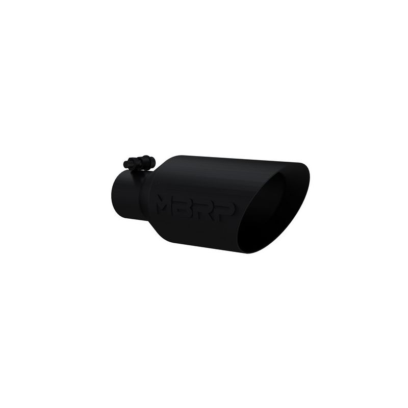 MBRP Exhaust T5161BLK Exhaust Tail Pipe Tip; Black Coated.