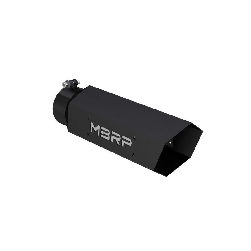 MBRP Exhaust T5164BLK MBRP Black Series Universal 4" Hexagon Shaped Exhaust Tip.