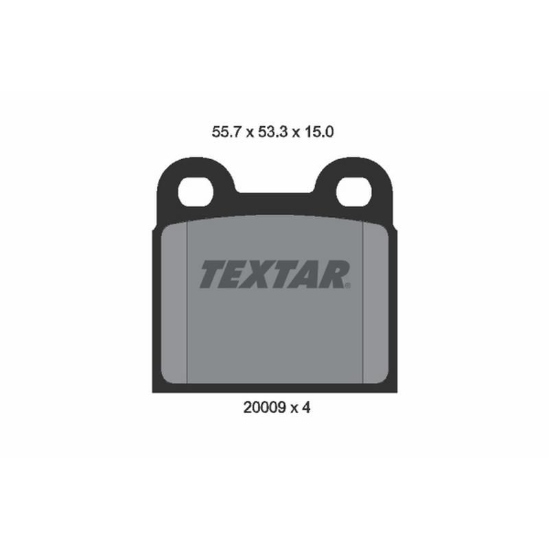 TEXTAR 2000906 Brake Pad Set