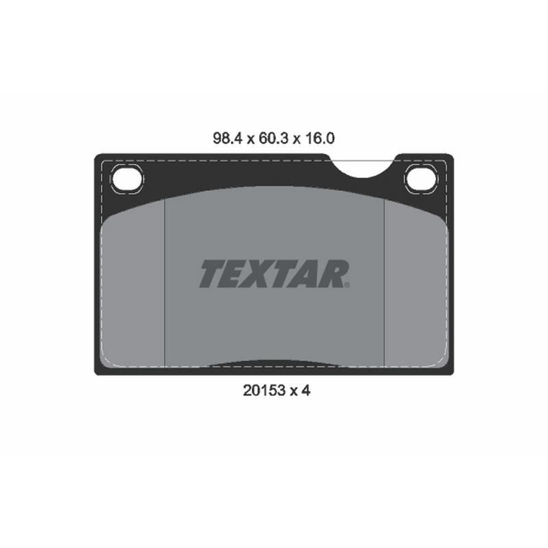 TEXTAR 2015302 Brake Pad Set
