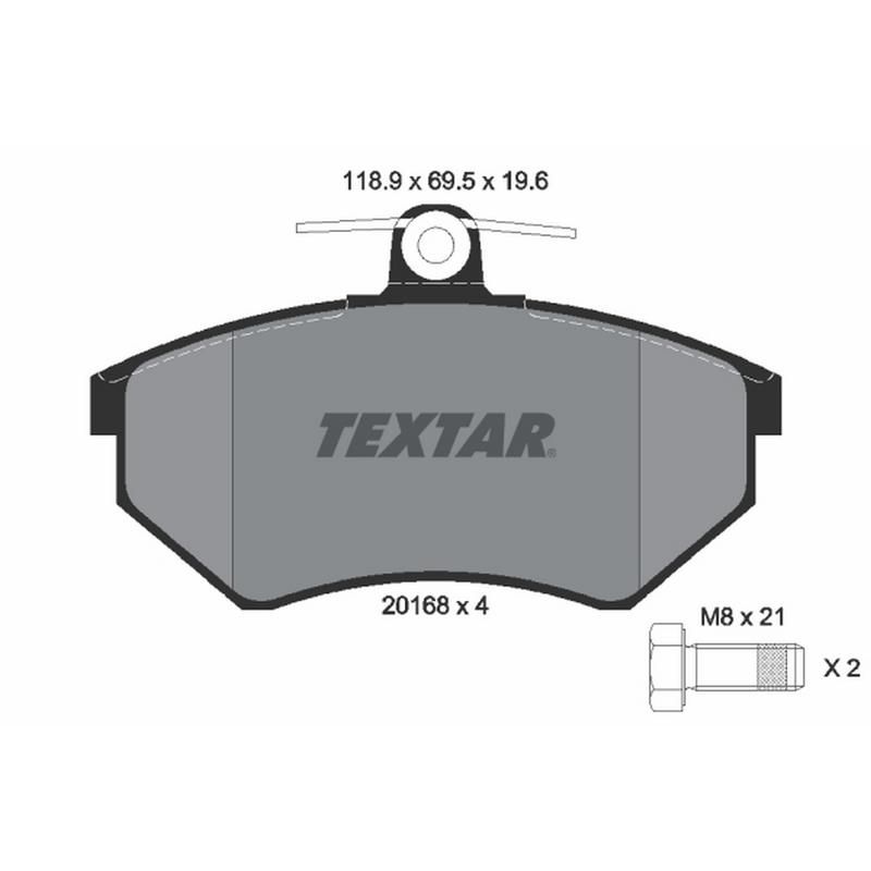 TEXTAR 2016804 Brake Pad Set