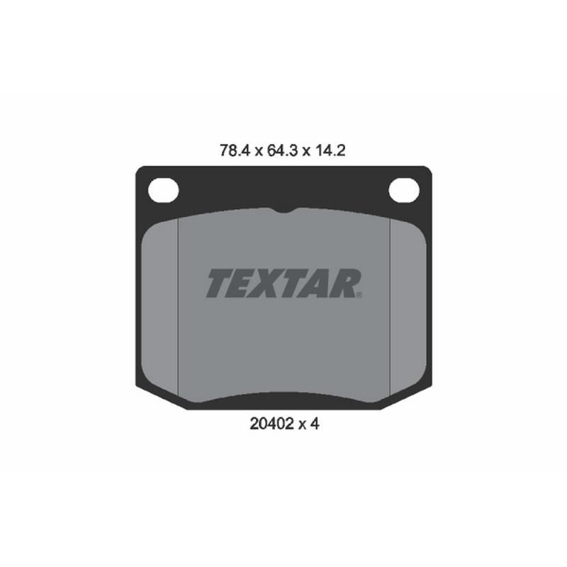 TEXTAR 2040201 Brake Pad Set
