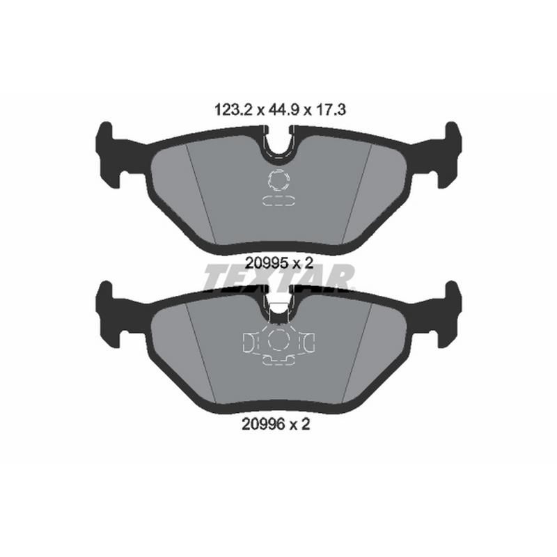 TEXTAR 2099501 Brake Pad Set