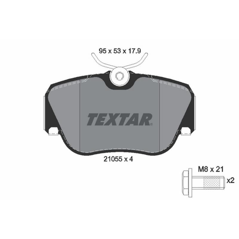 TEXTAR 2105503 Brake Pad Set