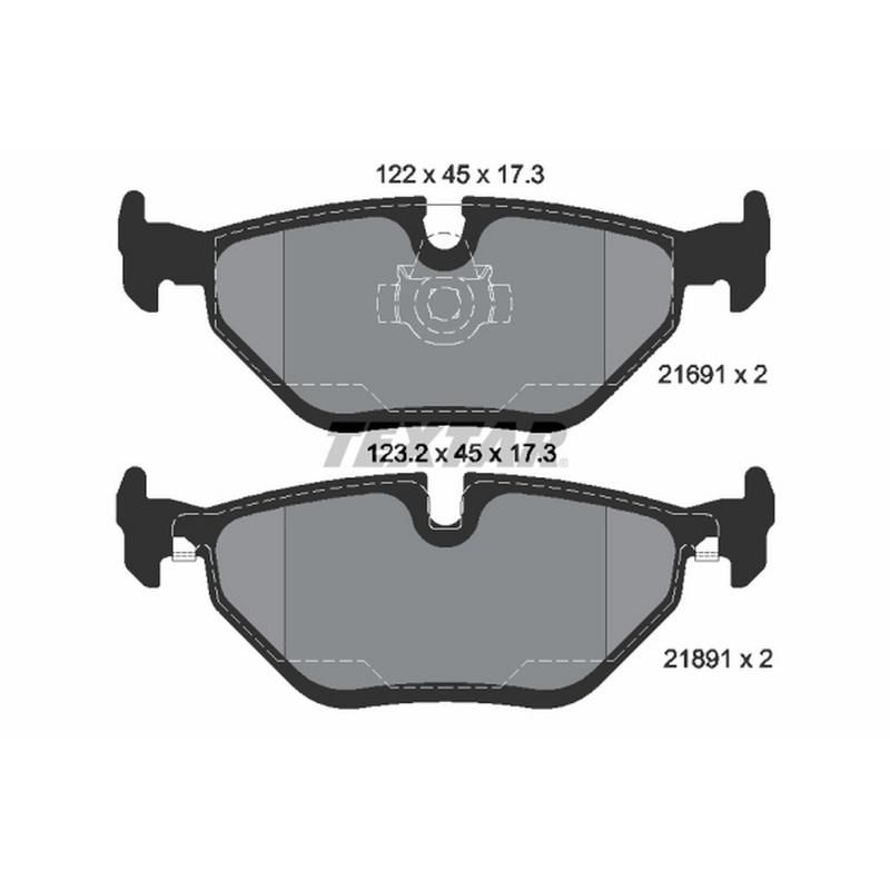 TEXTAR 2169103 Brake Pad Set