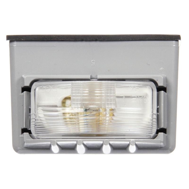 TRUCK-LITE 15011 15 Series, Incandescent, 1"x2", Rectangular, 1 Diode, R4;J587;L, License Light