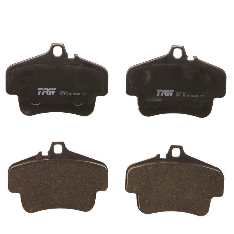 TRW PARTS TRH0776 TRW PREMIUM BRAKING - METALLIC BRAKE PAD SET - TRH0776