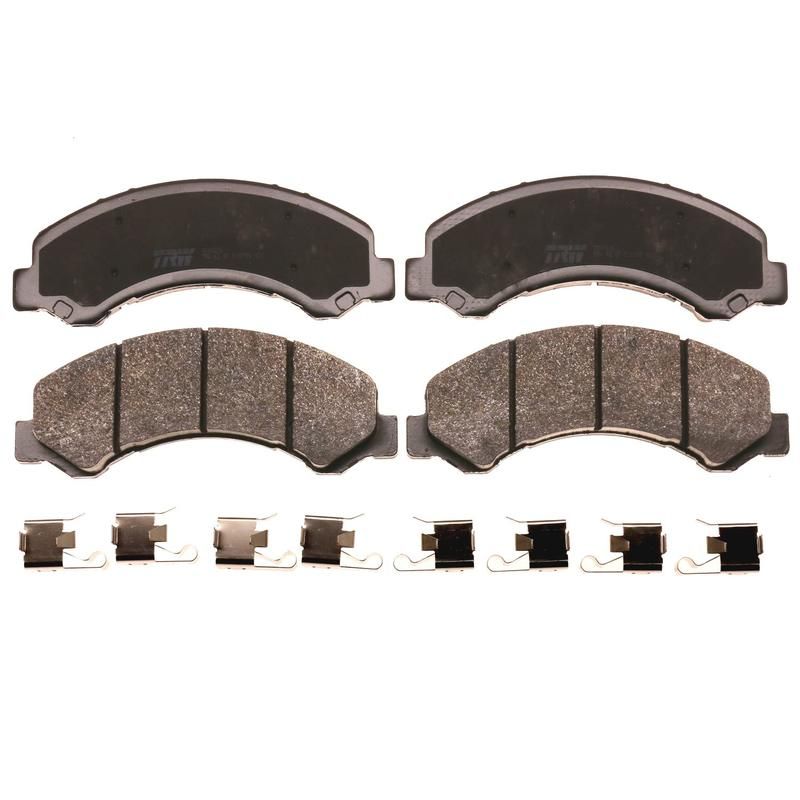 TRW PARTS TRM0826 TRW PREMIUM BRAKING - METALLIC BRAKE PAD SET - TRM0826