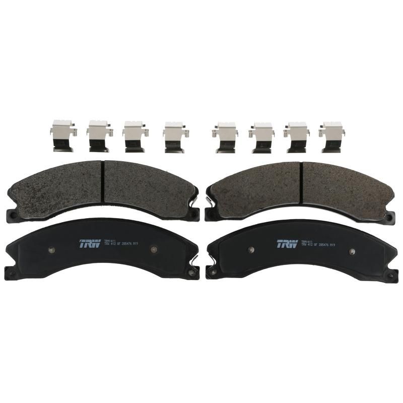 TRW PARTS TRM1411 TRW PREMIUM BRAKING - METALLIC BRAKE PAD SET - TRM1411